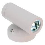 Dabmar Lighting LV49-L14-65K-W LED Cast Aluminum Up Down Step Light W/2-Pin 2X LEDS, 12V, Color Temperature 6500K, White Finish