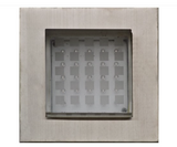 Dabmar Lighting LV60-LB5-B-SS Cast Alum Recessed Square Step Light 12V LB 5W Blue Light Stainless Steel Finish