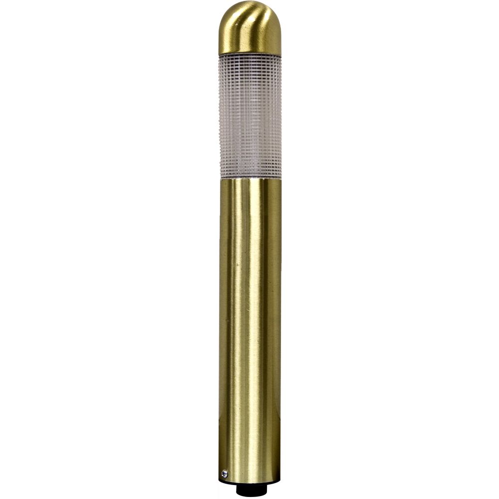 Dabmar Lighting LV61-L3-64K-BS LED Brass 9" Mini G4 Path Light, 12V, Color Temperature 6400K, Brass Finish