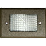 Dabmar Lighting LV618-L3-AMB-BZ LED Cast Aluminum Open Face G4 Step Light, 12V, Amber Bronze Finish