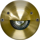 Dabmar Lighting LV625-BS Brass Surface Mount Step Wall light W/Eyelid, Brass Finish