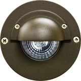 Dabmar Lighting LV625-L3-27K-BZ LED Cast Aluminum In-Ground Well Light W/Eyelid, 12V, 2-Pin, Color Temperature 2700K, Bronze Finish