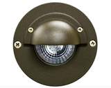 Dabmar Lighting LV625-L7-65K-BZ Cast Alum In-Ground Well Light w/ Eyelid 12V 2-Pin LED 7W 6500K in Bronze Finish