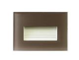 Dabmar Lighting LV654-LB3.5-30K-BZ Polycarbonate Recessed Step Light 12V LB 3.5W 3000K in Bronze Finish