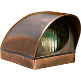 Dabmar Lighting LV73-L3-65K-ABZ LED Brass Bullet Step Light W/2-Pin, 12V, Color Temperature 6500K, Antique Bronze Finish