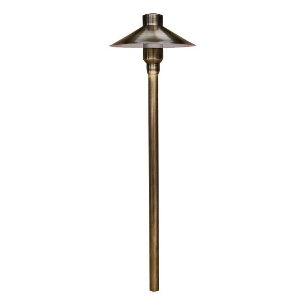 Dabmar Lighting LV75-ABS Brass Path Area Light, Antique Brass Finish