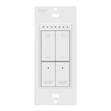 Enerlites LVD-102-W Low Voltage Dual LED Dimmer Switch, 0-10V Control, Built-in RJ45 Connector