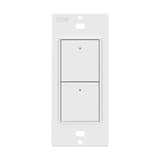 Enerlites LVS-102-W Low Voltage Switch w/ LED, 2-Button, 24V, White