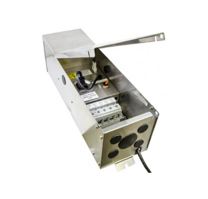 Dabmar Lighting LVT150-MT-SS 150 Watt Low Voltage Multi-tap Transformer - 120v