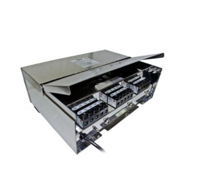 Dabmar Lighting LVT900-MT-SS 900 Watt Low Voltage Multi-tap Transformer - Digital Photocell And Timer - 120v