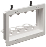 Arlignton LVU4W 4-Gang Recessed Low-Voltage Mounting Bracket