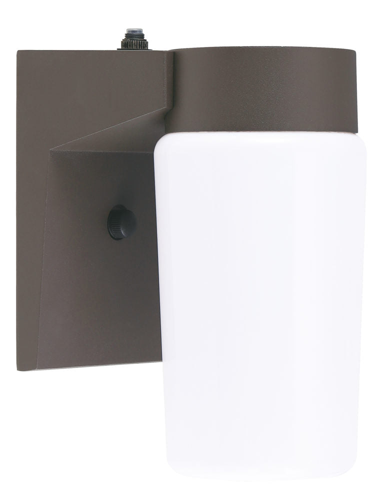 Cyber Tech Lighting LW11JJ/BL/P-LED-CCT LED Wall Light Jelly Jar Lantern w/ Photocell, Color Temperature 3000K/4000K/5000K, Wattage 12W, Dark Bronze Finish