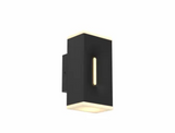 DALS Lighting LWJ08-CC-BK Profile 9" Tall LED Wall Sconce Light