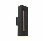 DALS Lighting LWJ16-CC-BK 17" Tall LED Outdoor Wall Sconce - ADA Compliant