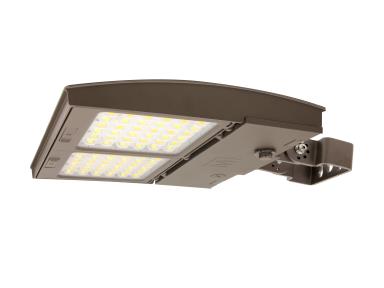 MaxLite M100HCN-WCSBTCR LED Outdoor Flood Area Light ,Wattage 55/75/100W, Changeable Lens N, 277-480V, CCT 3000K/4000K/5000K, Bronze ,Trunnion Mount, C-max Ready