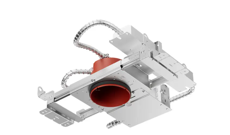 DMF Lighting M4NCRF15OES M-Series 4" Fire Rated Round New Construction Housing - Emergency Driver Remote Switch - 1,500 Lumens - 0-10V Dimming