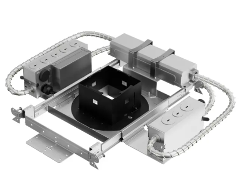 DMF Lighting M4NCSN35OAWNEMS M-Series Commercial 4" Square New Construction Housing, Emergency Driver Remote Switch, 3,500 Lumens, Lutron Athena Node - 0-10V Dimmable