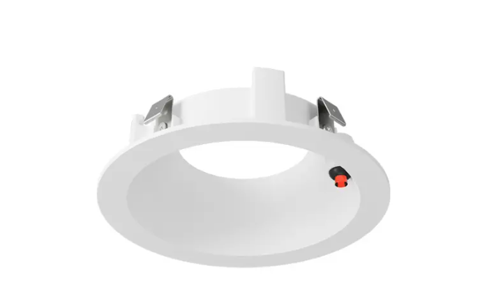 DMF Lighting M4TRSWHEM M-Series 4" Round Trim - Integrated Emergency Test Switch - White