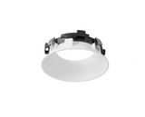 DMF Lighting M4TRSBKFL 4" Round Beveled Recessed Flangeless Trim Insert Downlight, Black Finish