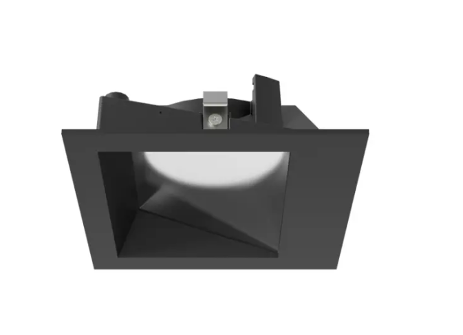 DMF Lighting M4TSLBK M-Series 4" Square Wall Wash/Sloped Ceiling Trim - Black