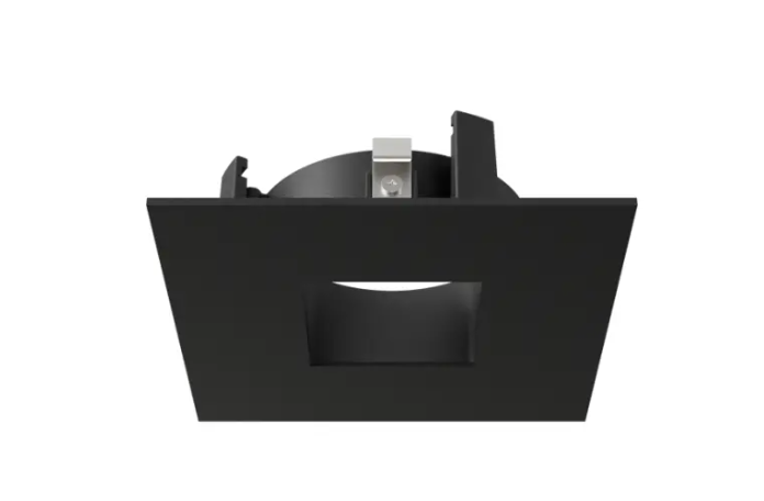 DMF Lighting M4TSPBK M-Series 4" Square Pinhole Trim - Black Finish