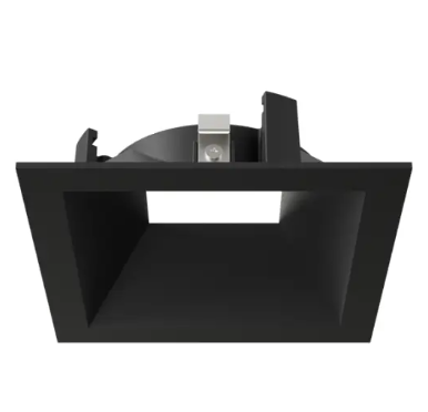 DMF Lighting M4TSSBK M-Series 4" Square Trim, Black