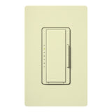 Lutron MA-1000-AL Maestro Digital Fade Dimmer, Single Pole/Multi-Location, 1000W Incandescent/Halogen, Almond Finish