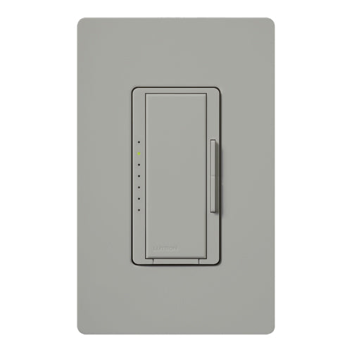 Lutron MA-1000-GR Maestro Digital Fade Dimmer, Single Pole/Multi-Location, 1000W Incandescent/Halogen, Gray Finish