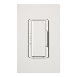 Lutron MA-1000-WH Maestro Digital Fade Dimmer, Single Pole/Multi-Location, 1000W Incandescent/Halogen, White Finish