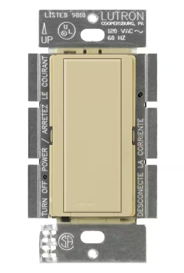 Lutron MA-AS-IV Maestro 120V Companion Switch, Ivory Finish