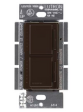 Lutron MA-L3L3-BR Maestro Dual Digital Fade Dimmer, Single Pole, 300W Incandescent/Halogen Per Load, Brown Finish