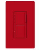 Lutron MA-L3S25-HT Maestro Satin Dual Digital Fade Dimmer & Switch, Single Pole, 2.5A Light/Fan Switch, Hot Finish