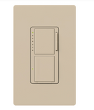 Lutron MA-L3S25-TP Maestro Satin Dual Digital Fade Dimmer and Switch, Single Pole, 2.5A Light/Fan Switch, Taupe Finish