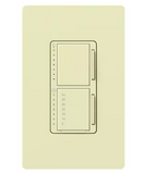 Lutron MA-L3T251-AL Maestro Satin Dual Digital Fade Dimmer and Countdown Timer Control Switch, Single Pole, 2.5A Light/Fan Timer Switch, Almond Finish