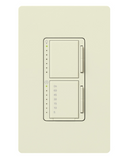 Lutron MA-L3T251-BI Maestro Satin Dual Digital Fade Dimmer and Countdown Timer Control Switch, Single Pole, 2.5A Light/Fan Timer Switch, Biscuit Finish