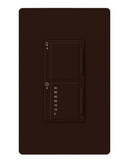 Lutron MA-L3T251-BR Maestro Satin Dual Digital Fade Dimmer and Countdown Timer Control Switch, Single Pole, 2.5A Light/Fan Timer Switch, Brown Finish