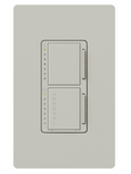 Lutron MA-L3T251-PD Maestro Satin Dual Digital Fade Dimmer and Countdown Timer Control Switch, Single Pole, 2.5A Light/Fan Timer Switch, Palladium Finish