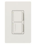 Lutron MA-L3T251-SW Maestro Satin Dual Digital Fade Dimmer and Countdown Timer Control Switch, Single Pole, 2.5A Light/Fan Timer Switch, Snow White Finish