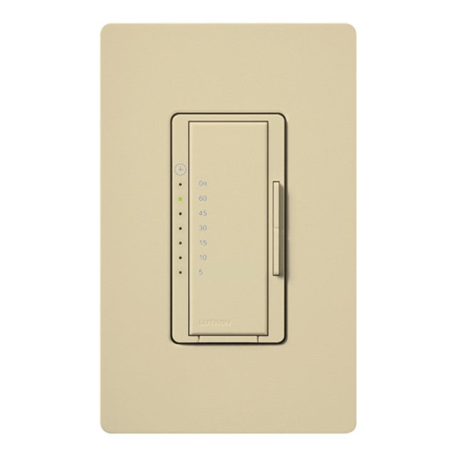Lutron MA-T51MN-IV Maestro Satin Countdown Timer Control Switch, 5-60 ...