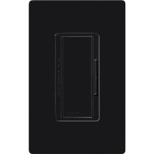 Lutron MALV-600-BL Maestro Magnetic Low-Voltage Dimmer, Wattage 450W Max, Voltage 120V, Black Finish