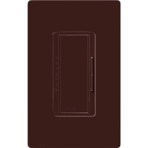 Lutron MALV-600-BR Maestro Magnetic Low-Voltage Dimmer, Wattage 450W Max, Voltage 120V, Brown Finish