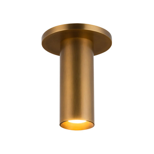 Kuzco Lighting SF90406-VB Mason 6-in Semi-Flush Mount Ceiling Light - CCT: 3000K -  Finish: Vintage Brass