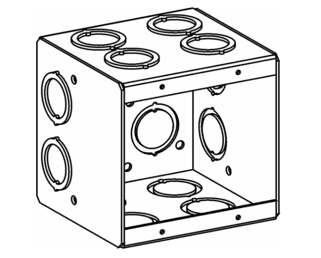 Orbit MB-2 3-1/2” Deep, 2-Gang Masonry Box With CKO