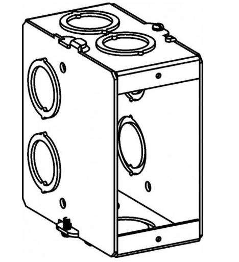 Orbit MBG-1 3-1/2” Deep, Gangable 1-Gang Masonry Box With Cko