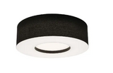 AFX Lighting MCF2432L5AJUD-BK-MS 24-in 42W Montclair Flush Mount w/ Sensor, 120V-277V, CCT Select, Black Finish