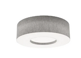 AFX Lighting MCF2432L5AJUD-GY-BB 24-in 42W Montclair Flush Mount With Backup, 120V-277V, CCT Select, Gray Finish