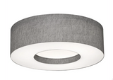 AFX Lighting MCF2432L5AJUD-GY Montclair 24" Led Flush Mount - 27k / 3k / 35k / 4k / 5k - 120-277v - Grey Finish