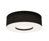 AFX Lighting MCF2432MB-BK 24-in 25W Montclair Flush Mount, 3-Light, E26, 120V, Black Finish