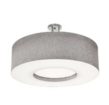 AFX Lighting MCF3044MB-GYSF 30-in 25W Montclair Semi Flush Mount, 4-Light, E26, 120V, Gray Finish