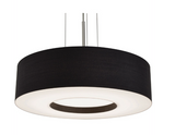 AFX Lighting MCP1214LAJUDSN-BK Montclair 12" Led Pendant - 3k / 35k / 4k - 120-277v - Satin Nickel / Black Finish